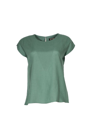 Petra Tee Sage in Linen/Tencel