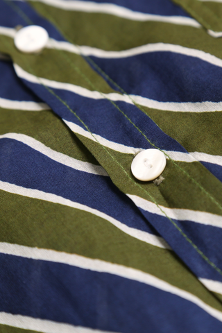 Porto Shirt Khaki in Cotton Voile