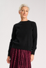Remi Sweater Black in Superfine Merino Wool