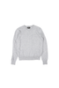 Remi Sweater Light Grey in Superfine Merino Wool