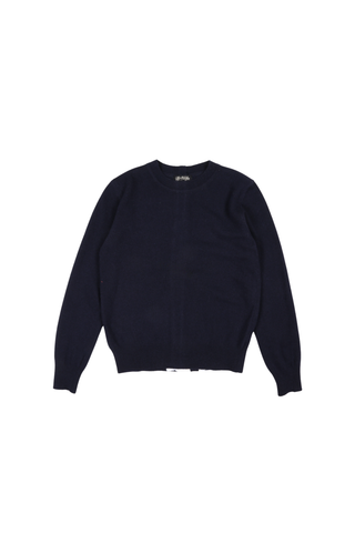 Remi Sweater Navy in Superfine Merino Wool