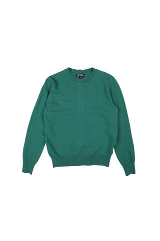 Remi Sweater Dark Green in Superfine Merino Wool