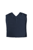 Rhea Two-Way Tee Navy in Tencel