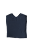Rhea Two-Way Tee Navy in Tencel