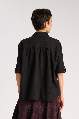 Sabine Shirt Black in Cotton