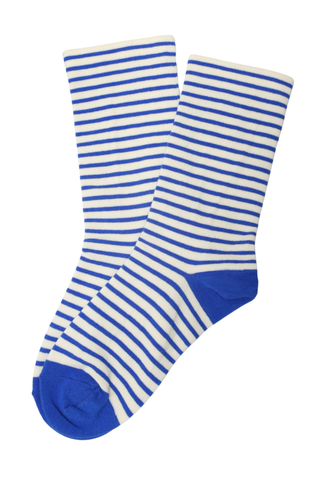 Seaside Stripe Socks Blue
