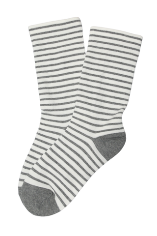 Seaside Stripe Socks Grey