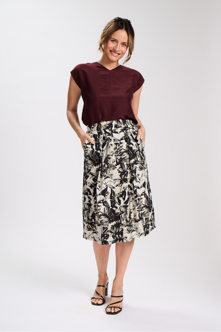 Seville Audrey Skirt Grey