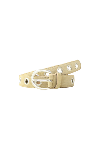 Sienna Grommet Belt Cream