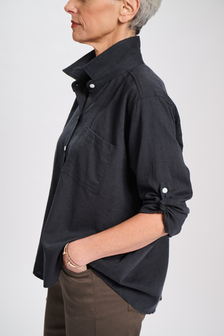 Sintra Weave Shirt Washed Black