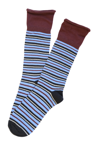 Carousel Socks Sky Blue