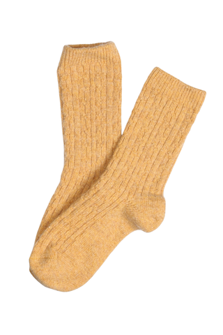 St Ives Socks Mustard