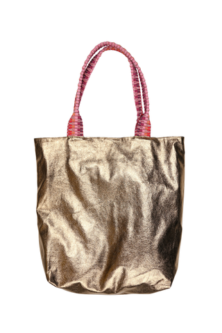 Studio 54 Tote Bronze/Red