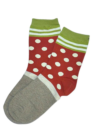 Sundae Spot Socks Strawberry Lime