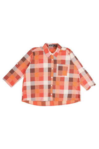 Sunday Check Cotton Shirt Autumn