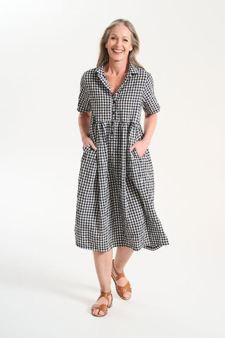 Sunseeker Dress Black in Cotton