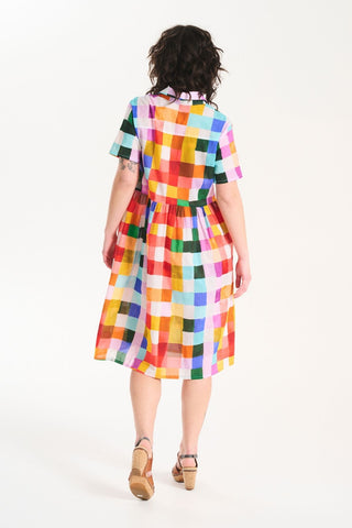 Tessera Villa Dress Long Medina in Cotton Voile