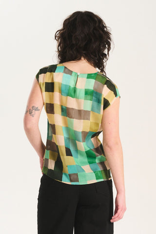 Tessera Tee Forest in Cotton Voile