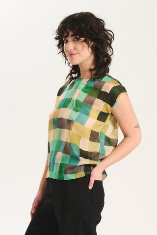 Tessera Tee Forest in Cotton Voile