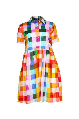 Tessera Villa Dress Medina in Cotton Voile