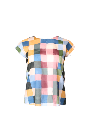 Tessera Tee Blush in Cotton Voile
