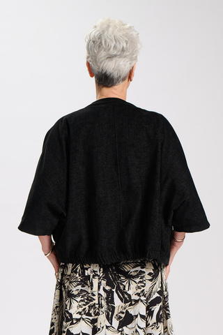 Margot Valentina Jacket Charcoal in Tencel