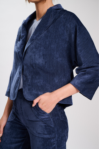 Romy Michelle Blazer Blue in Tencel