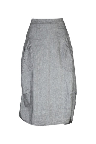 Milwaukee Venice Beach Skirt Black in Linen