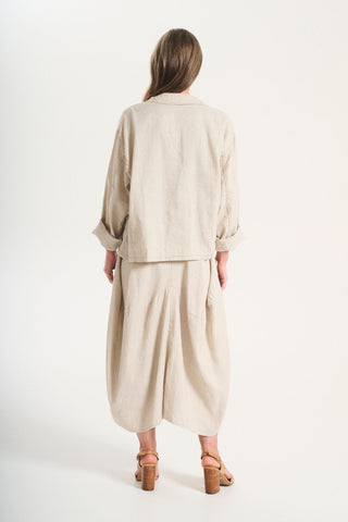 Milwaukee Venice Beach Skirt Oat in Linen