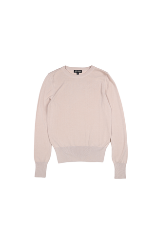 Como Light Sweater Oat in Tencel & Silk