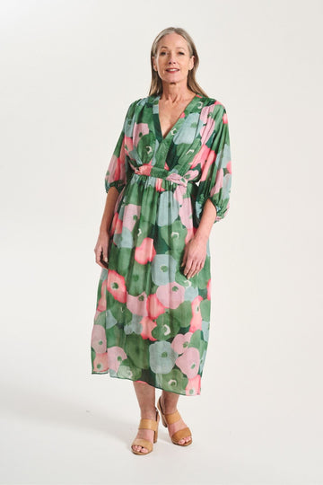 Top Zahara Green Cotton Voile - Olga de Polga