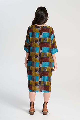 Kismet Sencillo Dress Azure in Viscose