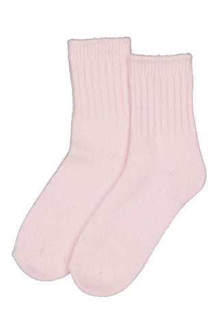 Luscious Angora Socks Baby Pink