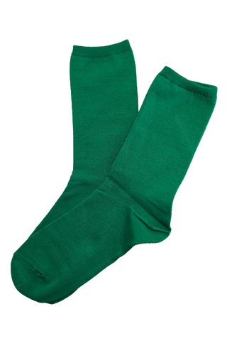Betty Cotton Socks Emerald
