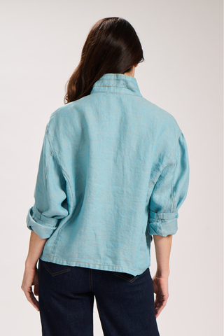 Billie Jacket Alta Luxe Frost in Linen