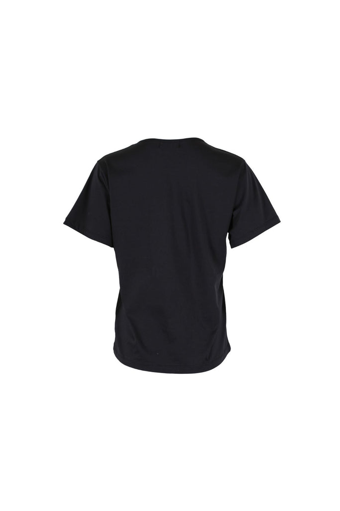 Olga de Polga Black Merci Beaucoup t-shirt. Back view