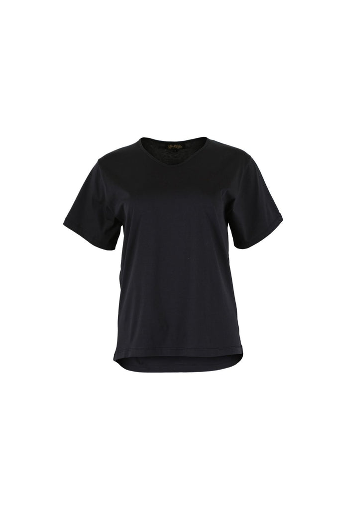 Olga de Polga Black Merci Beaucoup t-shirt. Front view