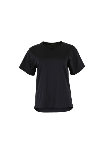 Olga de Polga Black Merci Beaucoup t-shirt. Front view