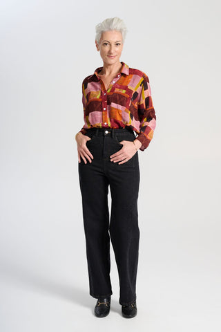 Santana Jeans Black Wash in Denim