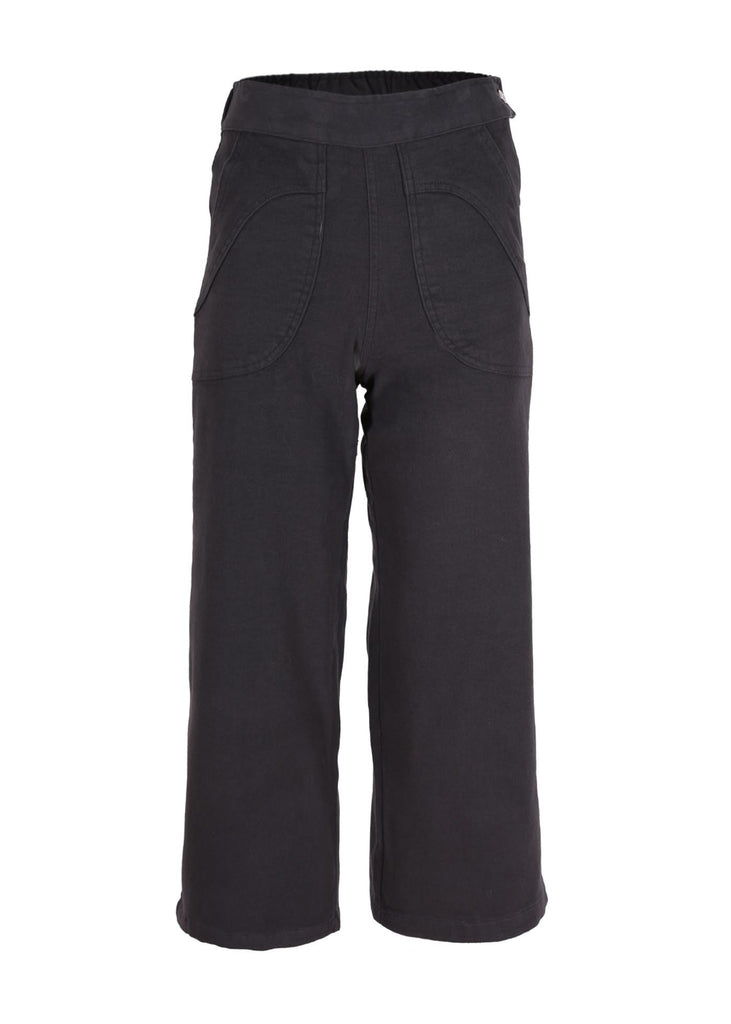 Shop Our most loved item of all time, The Olga de Polga Peggys. A chic, ultra-comfortable take on your classic pants, feature a high waist, flat front, wide leg, and oversized front pockets. Made to last. A woven cotton fabric that is brushed to create a soft, napped texture. Black colour. Free shipping over $100.