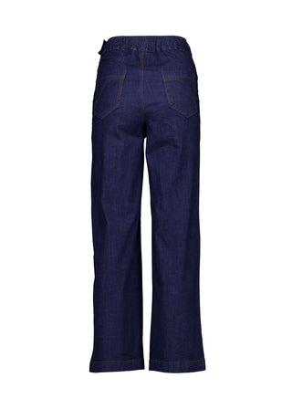 Peggy Ligera Pants Long Dark Wash in Summer Denim