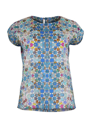 Olga de Polga Blue Kaleidoscope printed 