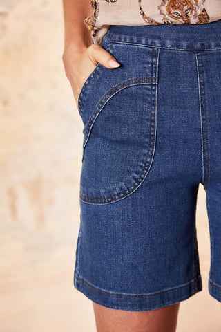Peggy Shorts Original Wash in Denim