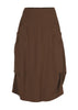 Milwaukee Mills skirt in Caramel brown. Front view