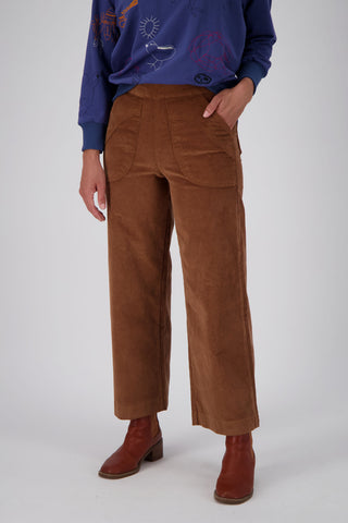 Peggy Fine Cord Pants Caramel