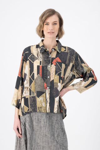 Casco Shirt Sand in Viscose