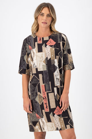 Casco Sencillo Shift Dress Sand