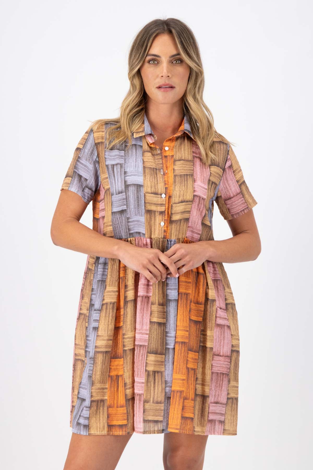Matador Villa Dress in Seersucker Olga de Polga