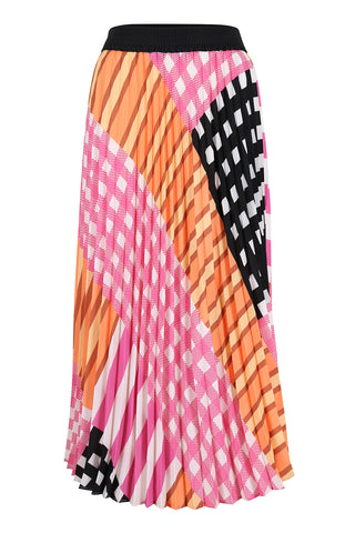Central Park Pleated Skirt Pink