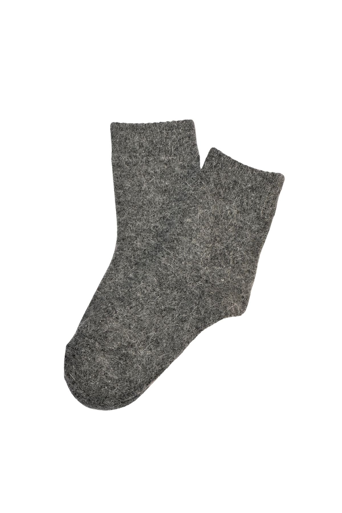 Olga de Polga charcoal angora blend socks